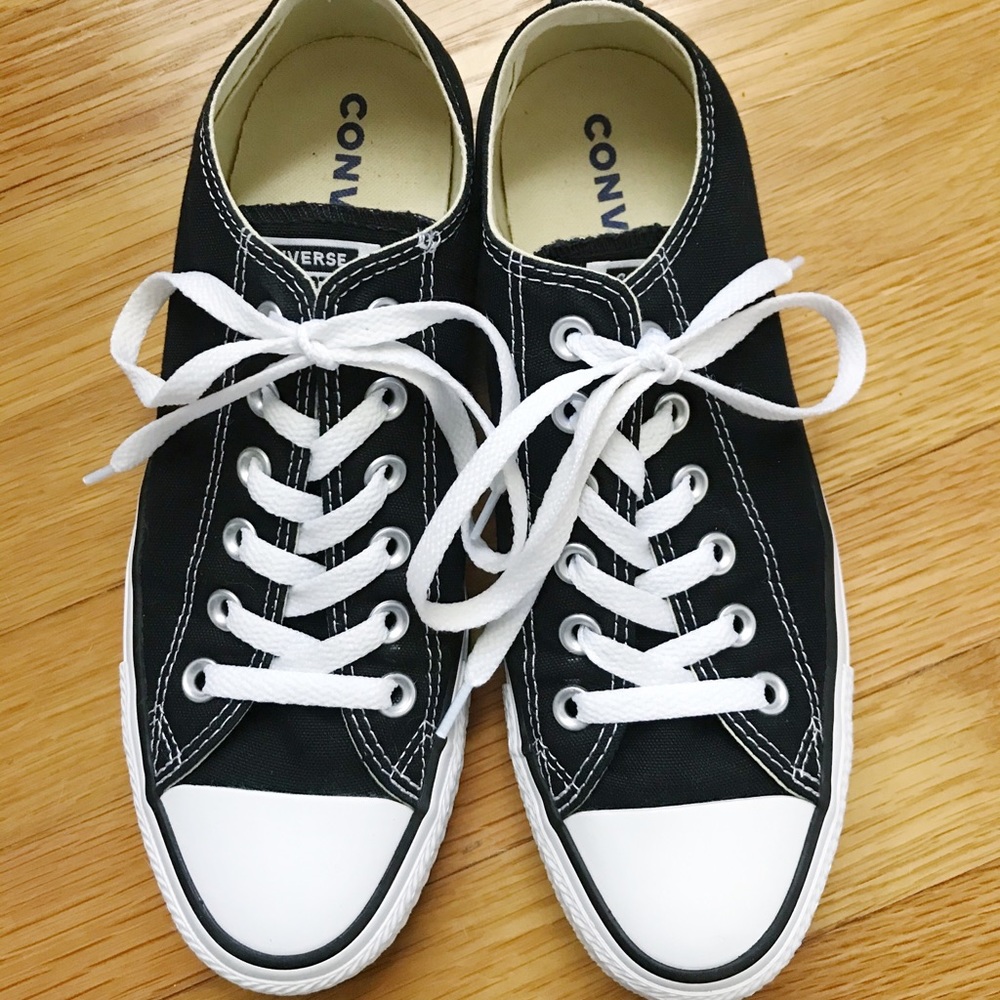 Black and White Converse Chuck Taylor Sneakers